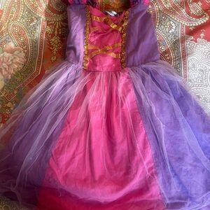 Purple and Pink Kids Princess Costume dress